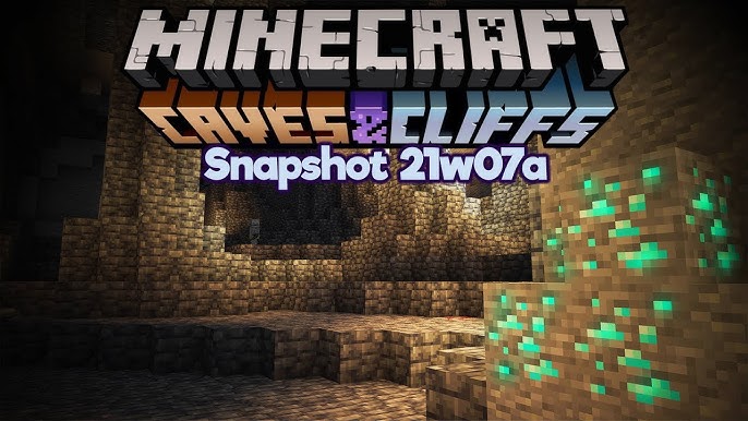 Minecraft's first Caves & Cliffs snapshot is out