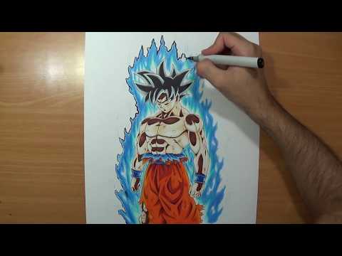Video vẽ goku ultra instinct quá ngầu - youtube