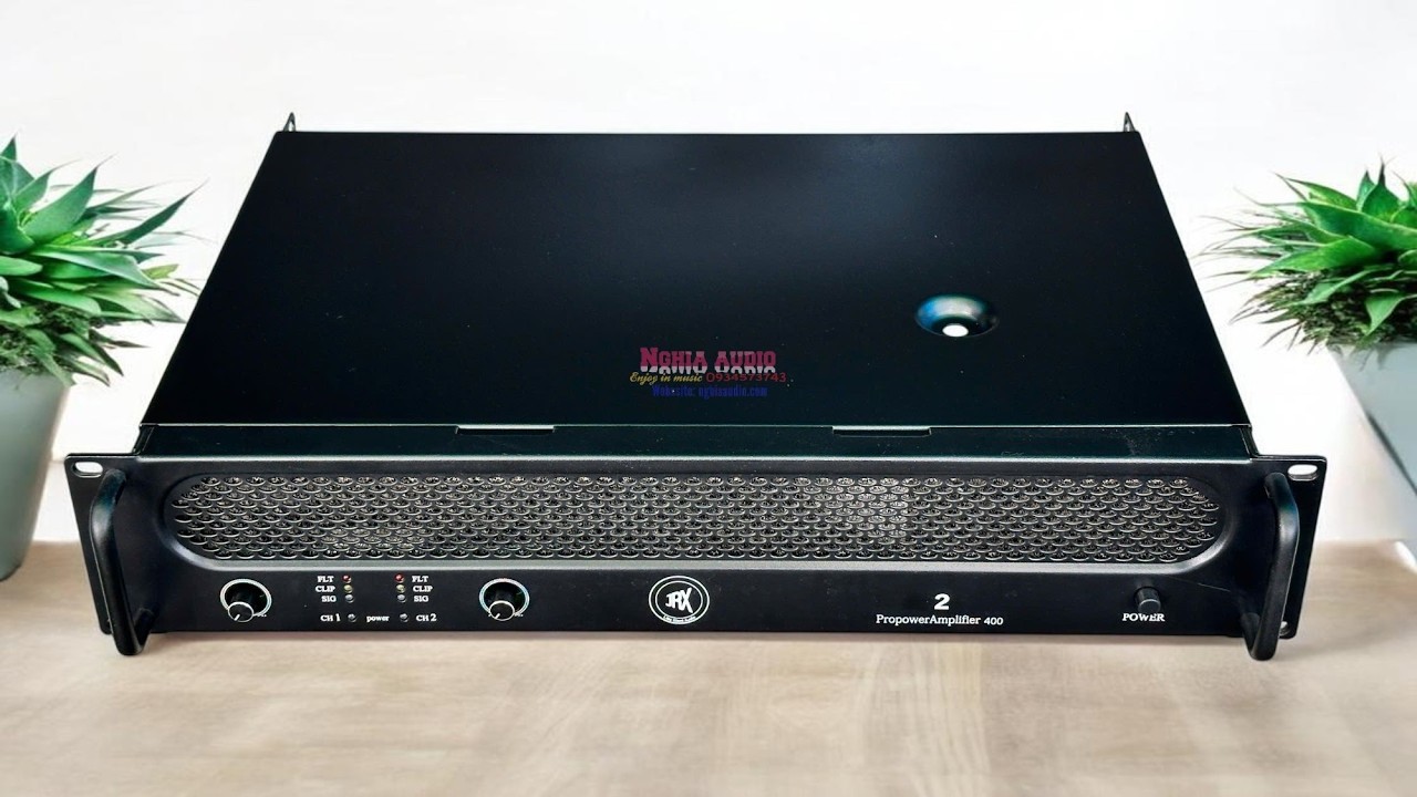 JRX PROPOWER AMPLIFIER 400 – 2×500W/8Ω | PREMIUM USED EQUIPMENT