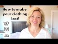 LOW WASTE LAUNDRY ROUTINE | MAKE YOUR CLOTHES LAST LONGER!