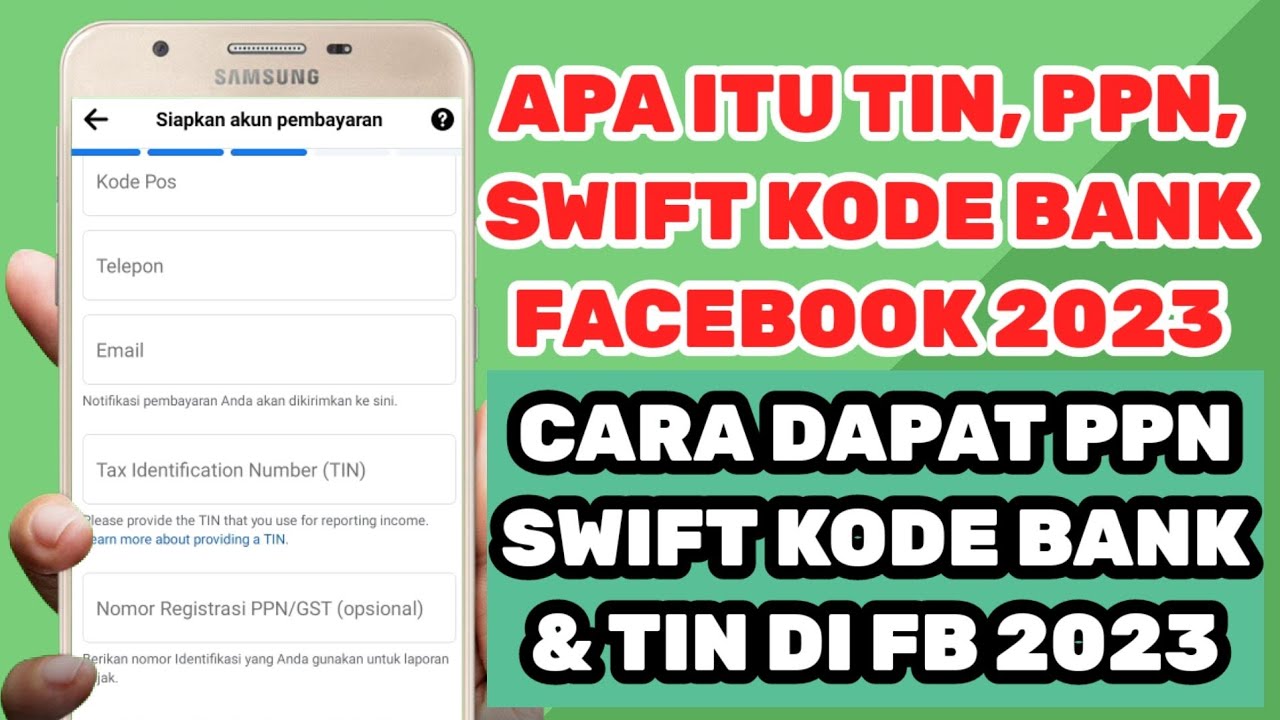 Apa itu tin facebook  kode swift bank  nomor tin facebook  apa itu swift code bank