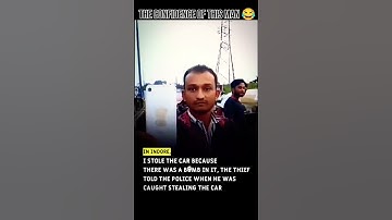 the audacity to give that excuse for stealing 🤣 | #theif |