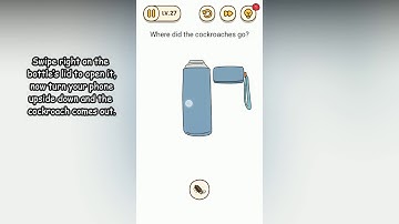 Brain Find Level 27 Where did the cockroaches go?