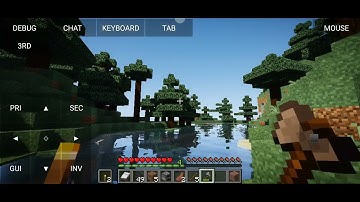 Playing Pojavlauncher with shader
