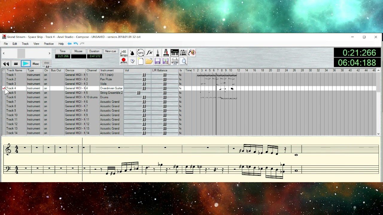 Space Ship - Grand Stream - Anvil Studio