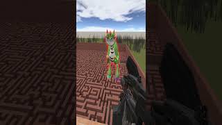 I Found a Colorful Pianosaurus in the Maze