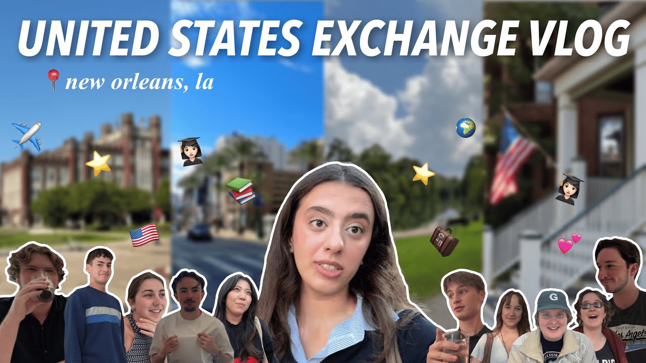 ONE DAY OF AN EXCHANGE STUDENT IN USA  🇺🇸  loyola new orleans vlog