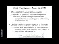 Cost Effectiveness Analysis for public sector service projects - ENGR 222, Class 26 (22 Oct 2021)