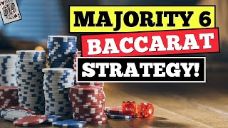 MAJORITY 6 Baccarat Strategy! Playing Online with Bitcoin!