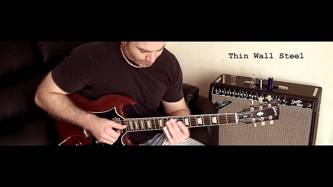 Back to back examples of different guitar slides YouTube