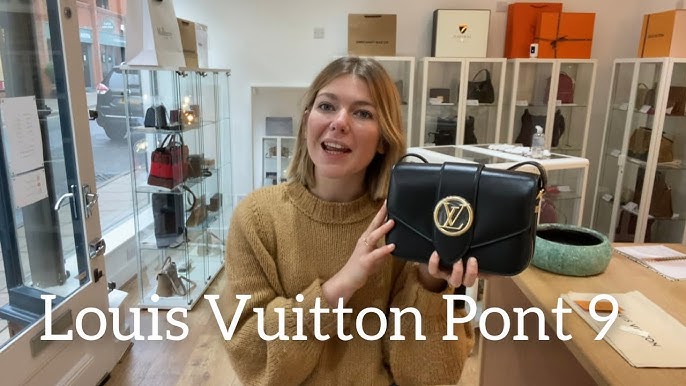 Louis Vuitton LV Pont 9 Black Cowhide