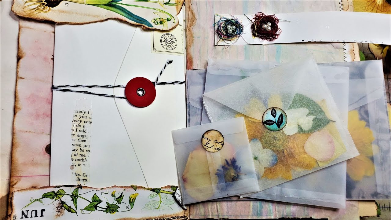 Junk Journal 3 Easy Tips! Bird's Nest, Tape Trick & Dried Flower Bags! Tutorial!The Paper Outpost!