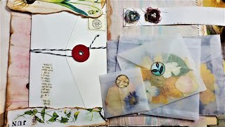 Junk Journal 3 Easy Tips! Bird's Nest, Tape Trick \& Dried Flower Bags! Tutorial!The Paper Outpost!