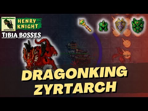 TIBIA: HOW TO MAKE THE BOSS SOUL OF DRAGONKING ZYRTARCH - RED THAIS PORTAL