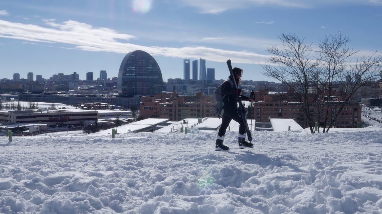 Filomena Snowstorm in Madrid, Spain January 2021 YouTube