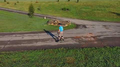 First Video and Skydio 2 flight with a ONEWheel Senior