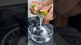 Esse é o segredo! Limão com carvão é melhor que qualquer coisa! #dicas #truques #limpeza #fly