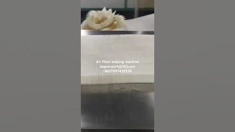 Air filter making machine #airfiltermakingmachine