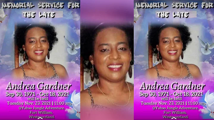 Memorial Service For The Late Andrea Gardner