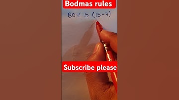 Bodmas rules #tricks #bodmas #maths #mathstricks #viralvideo #viralreels #videos #sscgd #ssc #shorts