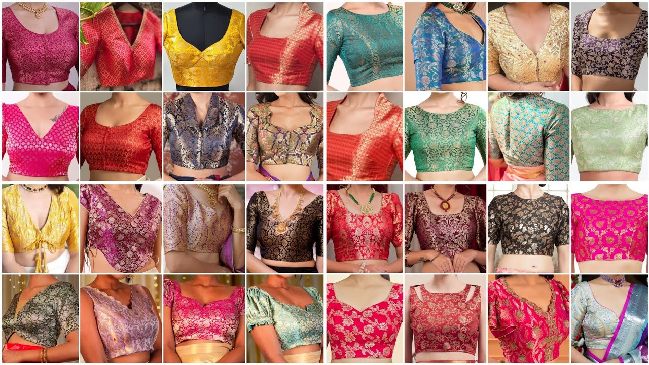Stylish Brocade Blouse Design Collection | Must-Try Looks 2026