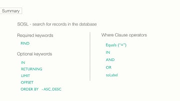 Salesforce Object Search Language - SOSL