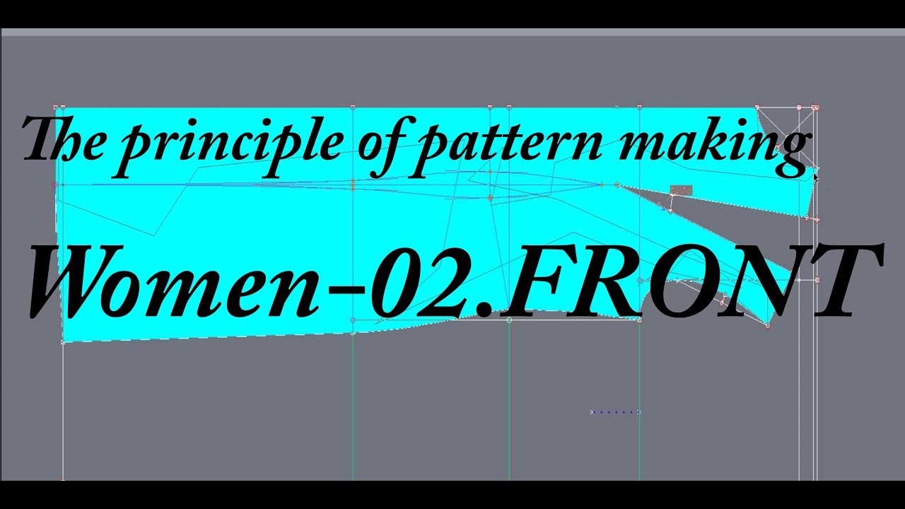 Base pattern making(Women)-02.FRONT(앞판)-여성복 기본 원형 공식--pattern&sew(casa ...