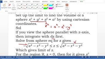 Triple integral in spherical coordinates