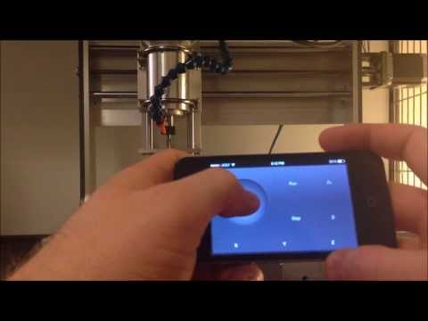 Controlling CNC Machine With an iPhone