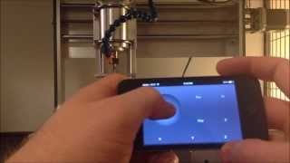 Controlling CNC Machine With an iPhone