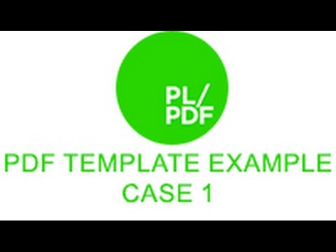 PDF Template Case 1