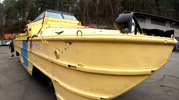 STEEL BUDDIES: Amphibienfahrzeug aus USA  in Peterslahr eingetroffen ~ schwimmt ? 04-2020 NEU 4k