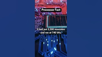 Intel 4004 First Microprocessors