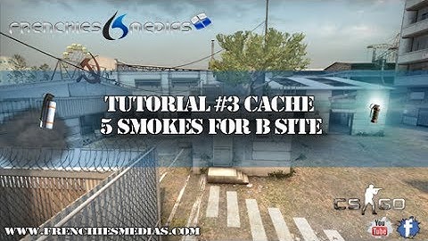 CSGO Cache Smokes Tutorial part #1 Bombsite B