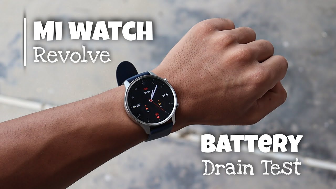 Mi Watch Revolve Battery Life | Will It Survive 14 Days? Battery Drain Test