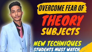 Overcome the Fear of Theory subject| Tips for English| Motivational video 3 | studytips