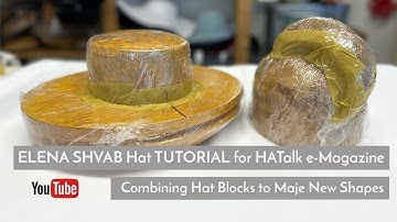 Combining Hat Blocks Tutorial by Elena Shvab for HATalk e-magazine #diy  #craft #hatblock
