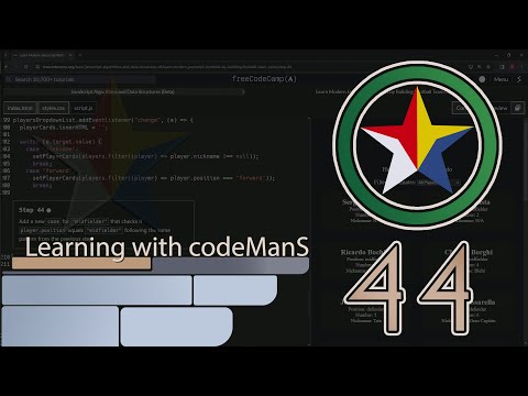 Learn Modern JavaScript Methods by Building Football Team Cards: Step 44 | freeCodeCamp | JavaScript