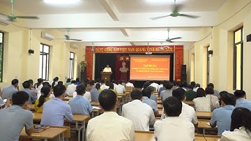 Huyện Quảng Xương tập huấn công tác kiểm tra, giám sát và thi hành kỷ luật của Đảng năm 2024