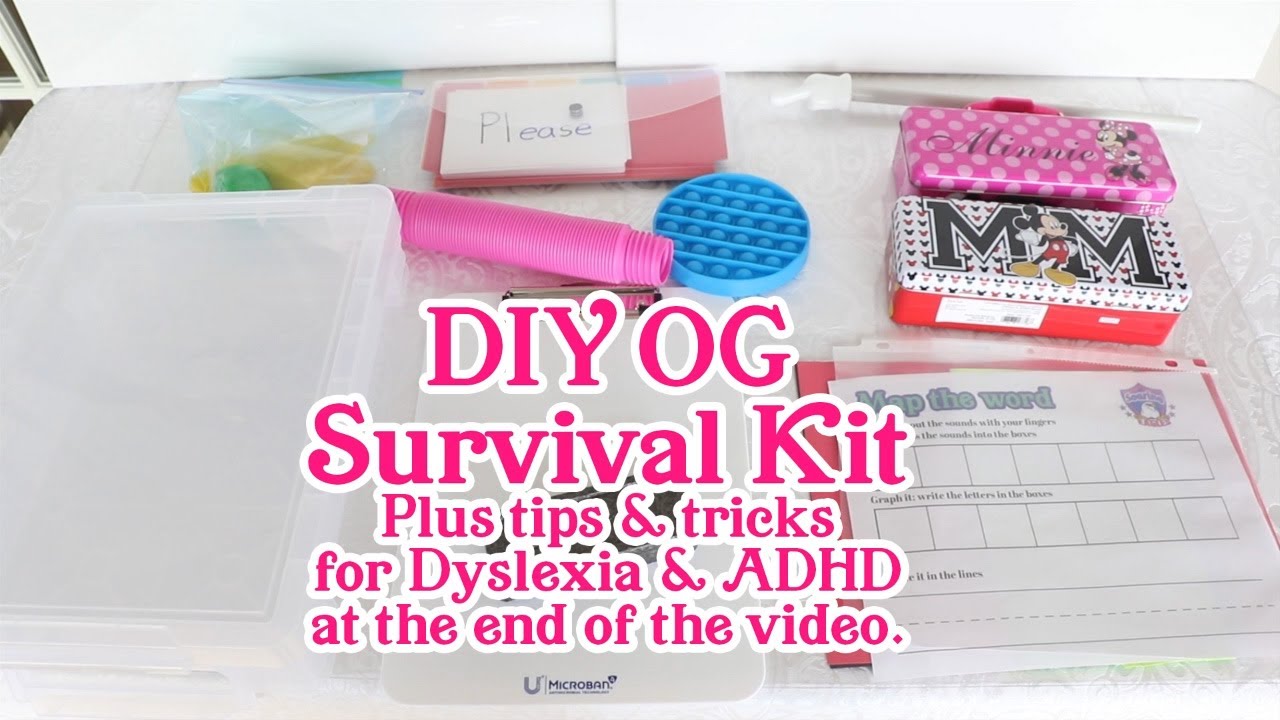 DIY Orton Gillingham Survival Kit for Dyslexia