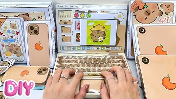 (🍎 Paper DIY 🍎) Apple X Capybara Blind Bag 1000$ | Iphone, Ipad, Macbook | ASMR