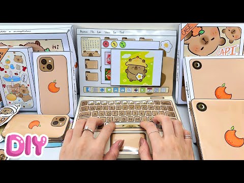 Paper DIY Apple X Capybara Blind Bag 1000 Iphone Ipad Macbook ASMR