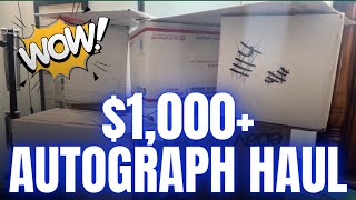 MASSIVE $1,000 New York Sports Autographed Haul | Yankees, Jets, Giants And Bills!!