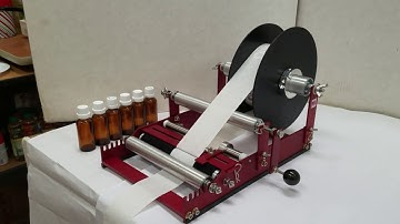 Race 1113 RL-RRC Race Label Applicator for small vials and homeopathic containers