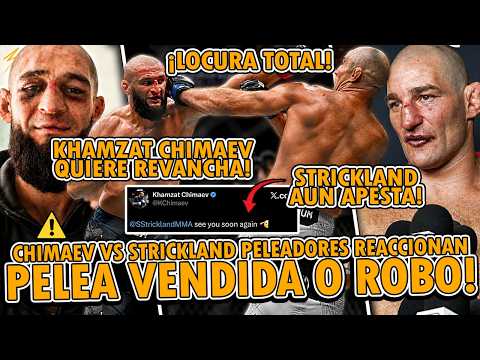 UFC 328: FIGHTERS REACT to KHAMZAT CHIMAEV vs SEAN STRICKLAND! KHAMZAT CHIMAEV WANTS A REMATCH