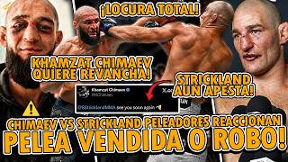 UFC 328: PELEADORES REACCIONAN a KHAMZAT CHIMAEV vs SEAN STRICKLAND! KHAMZAT CHIMAEV QUIERE REVANCHA