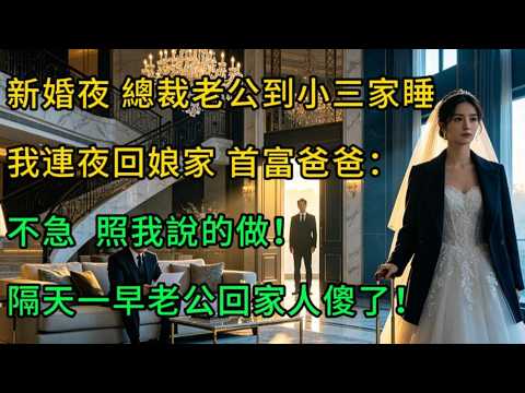 新婚夜，總裁老公到小三家睡。我連夜回娘家，首富爸爸：不急，照我說的做！隔天一早老公回家人傻了！#小說 #言情小說 #愛情 #故事 #情感