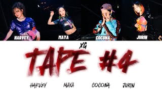 XG TAPE #4 | HARVEY, MAYA, COCONA, JURIN | Color Coded Lyrics