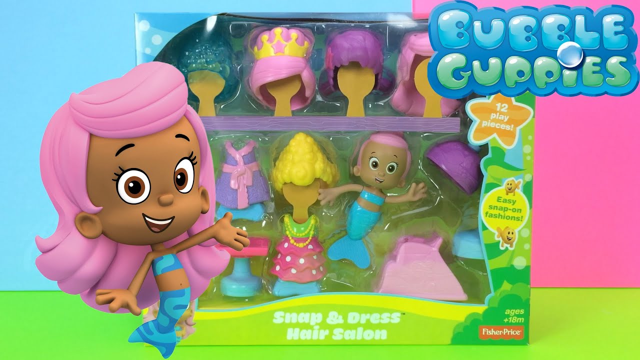 Bubble Guppies Molly Snap and Dress Hair Salon Plus 