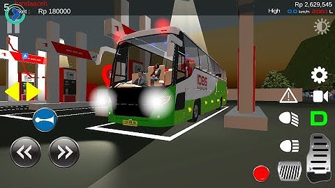 IDBS Simulator Bus Lintas Sumatera (IDBS Studio) Coach Bus Simulator Android Gameplay
